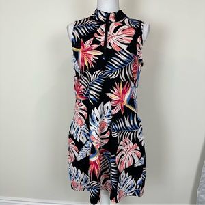 Tommy Bahama Black Tropical Golf Dress Size Large
